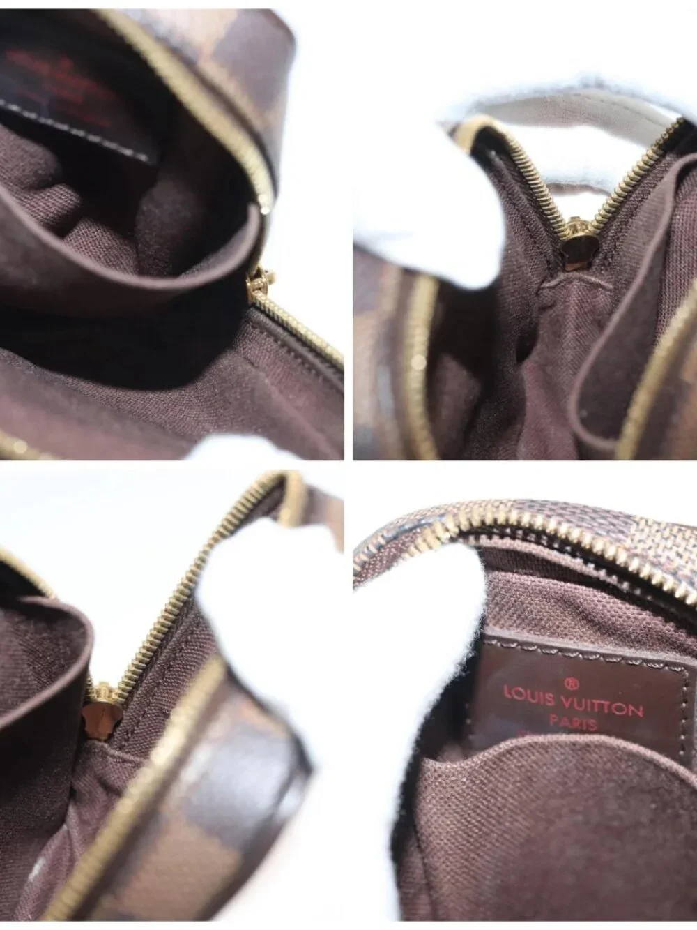 LOUIS VUITTON Damier Ebene Etui Okapi PM Pouch N61738 LV Auth - Picture 15 of 15